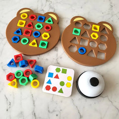 ELMAS Geometric Shape Puzzle Game for Kids Learning Toy