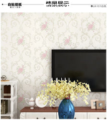 ELMAS Floral Wallpaper Self-Adhesive Warm Girl Room Decor - Al Masam Stationery LLC