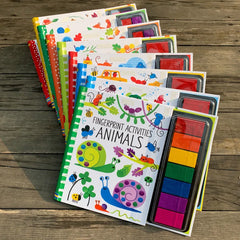 ELMAS Creative Fingerprinting & Stamping Art Book