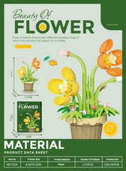 ELMAS DIY Flower Building Blocks - Creative Potted Decor