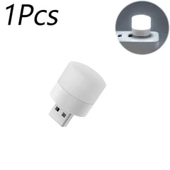 ELMAS Mini USB Night Light Warm White Eye Protection Bulb - Al Masam Stationery LLC