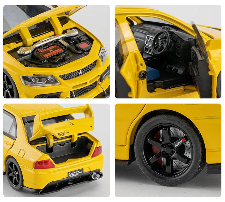 ELMAS 1:32 Lancer Evolution Metal Diecast Car Model - Al Masam Stationery LLC