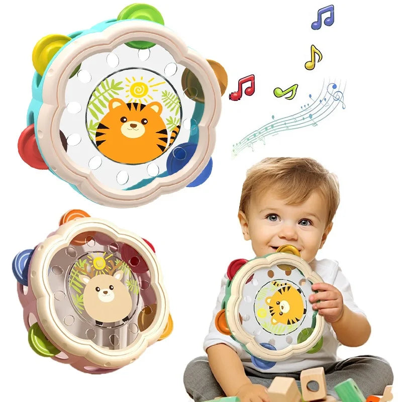 ELMAS Montessori Baby Toys – Musical Drum for Babies - Al Masam Stationery LLC
