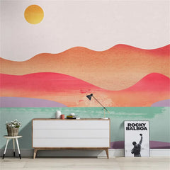 ELMAS Custom Nordic Artistic Landscape Mural Wallpaper - Al Masam Stationery LLC