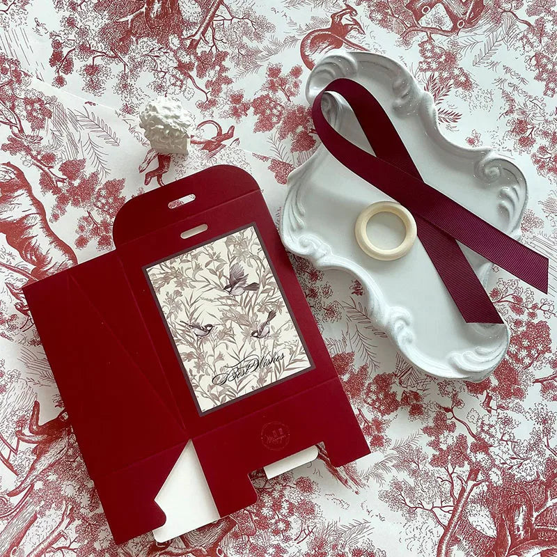 ELMAS Flowers Birds Forest Wedding Candy Box Favors - Al Masam Stationery LLC