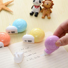 ELMAS Adorable Snail Correction Tape - 6M Fun & Functional