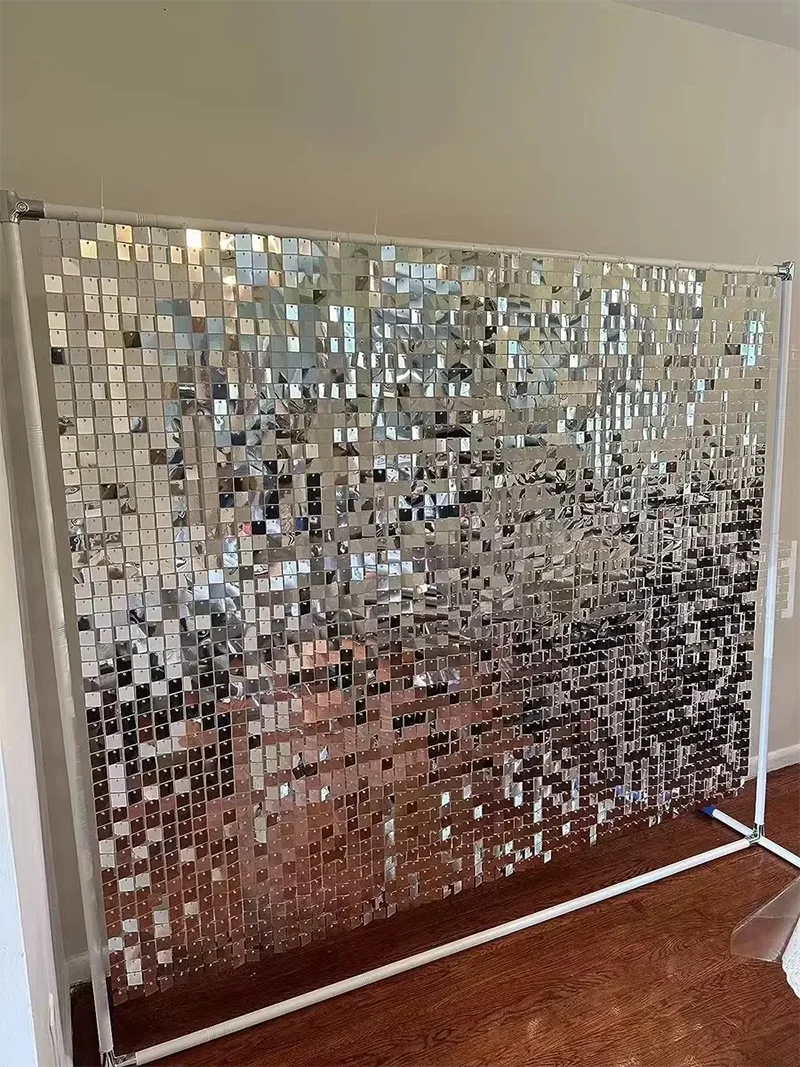 ELMAS Transparent Glitter Sequins Wall Panels for Parties - Al Masam Stationery LLC