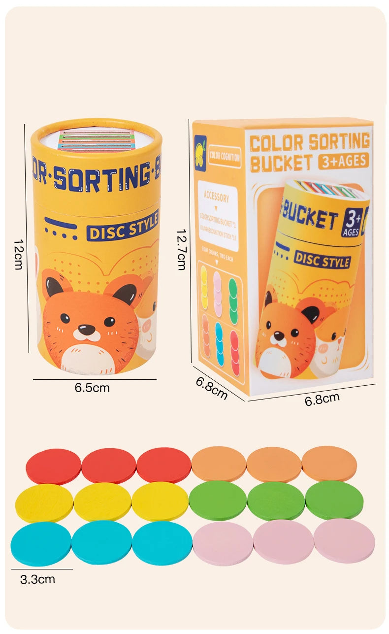ELMAS Kids Color Classification Cognition Cup Toy - Al Masam Stationery LLC