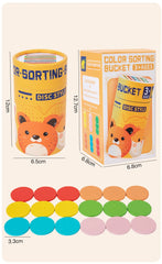 ELMAS Kids Color Classification Cognition Cup Toy