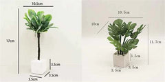 ELMAS 1/6 Scale Monstera Plant for Dollhouse Accessories - Al Masam Stationery LLC