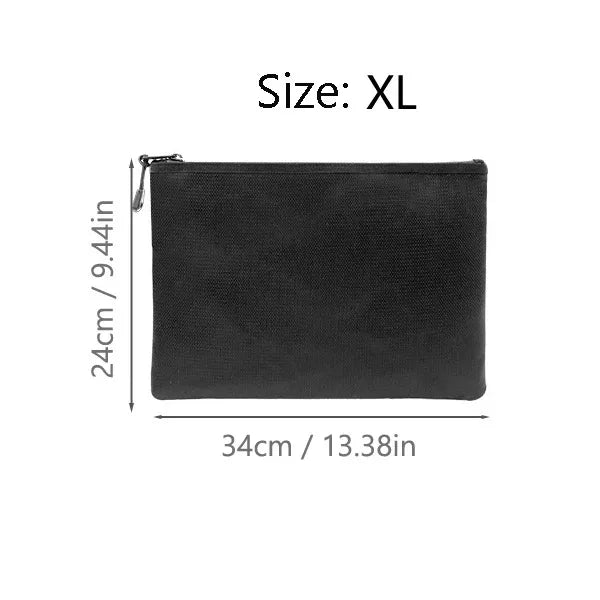 ELMAS Fireproof Waterproof Document Storage Organizer Bag - Al Masam Stationery LLC