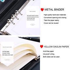 ELMAS A5 Planner Organizer with Binder Rings & Refills