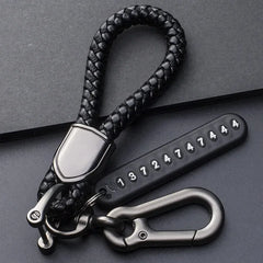 ELMAS Stylish Anti-Lost Keychain with Phone Card