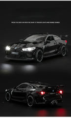 ELMAS 1:32 BMW M4 Supercar Alloy Car Model Toy Gift - Al Masam Stationery LLC