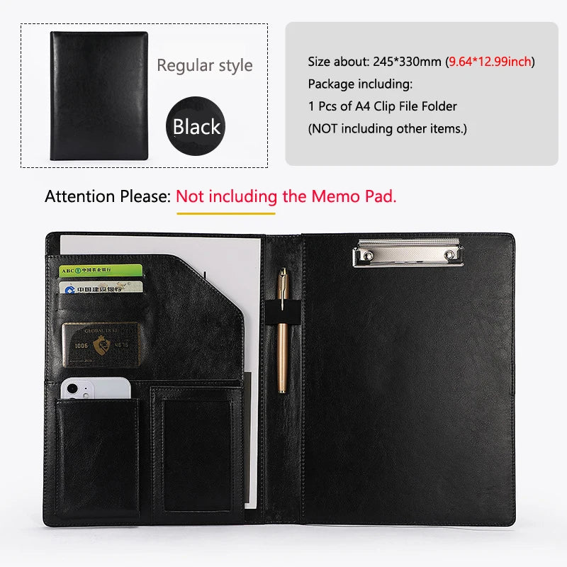 ELMAS Executive Leather Padfolio for Professionals - Al Masam Stationery LLC
