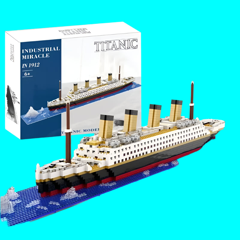 ELMAS Titanic Building Block Puzzle Toy for Kids - Al Masam Stationery LLC