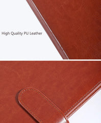 ELMAS A5/A4 Leather Clipboard Folder for Meetings