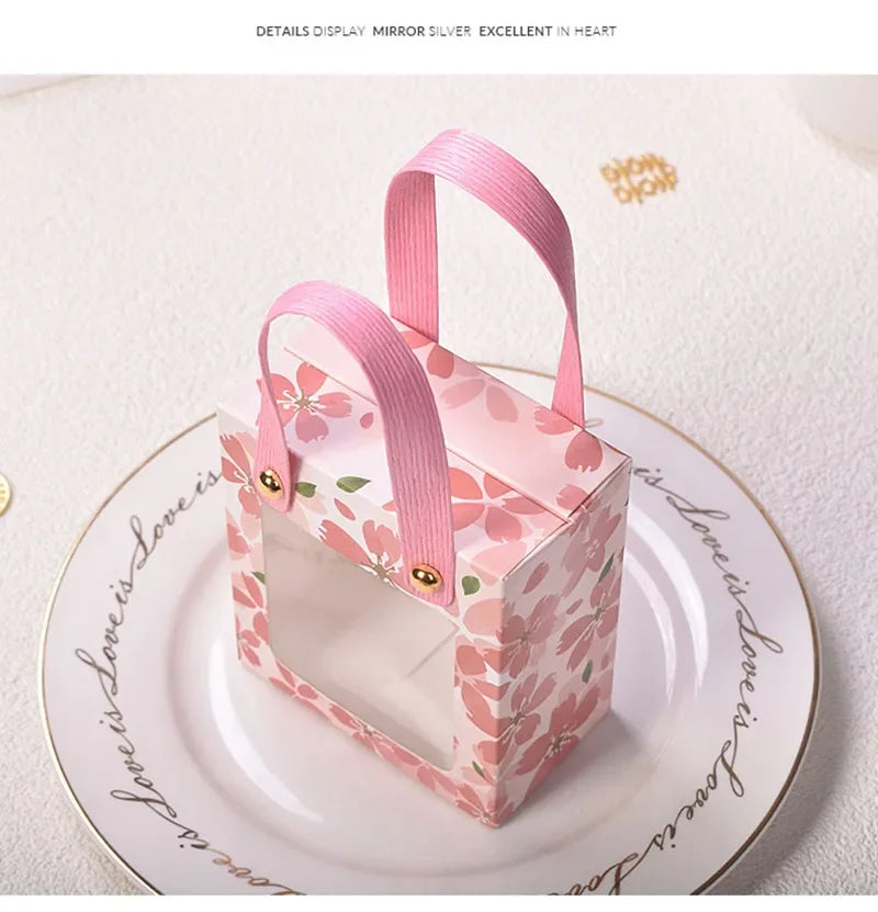 ELMAS Pink Cherry Blossom Candy Gift Boxes 10-100Pcs - Al Masam Stationery LLC