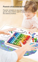 ELMAS - 99 Multiplication Board Game for Kids Learning