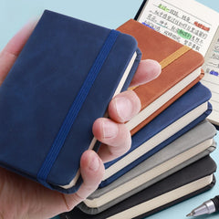 ELMAS Mini Book A7 Portable Leather Waterproof Notebook - Al Masam Stationery LLC
