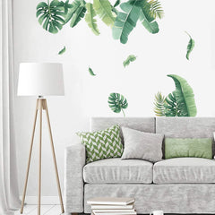 ELMAS Tropical Plant Wall Decals for Stylish Spaces