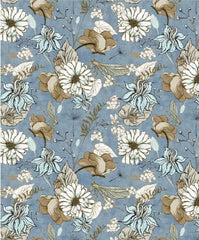 ELMAS Custom Mural American Plants Flowers Wallpaper 3D - Al Masam Stationery LLC