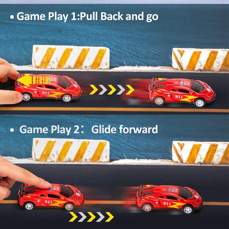 ELMAS New 50-10PCS Mini Alloy Car Set with Storage Box - Al Masam Stationery LLC