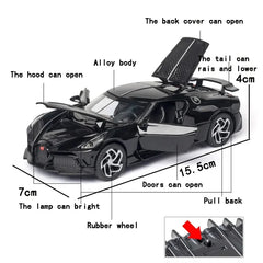 ELMAS 1:32 BGT La Voiture Noire Alloy Car Model Toy - Al Masam Stationery LLC