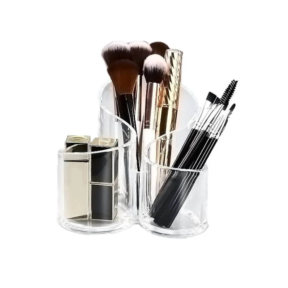 ELMAS Transparent Lipstick Acrylic Makeup Brush Storage Box - Al Masam Stationery LLC