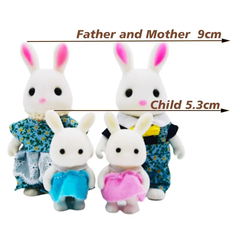 ELMAS Enchanted Forest Animal Family Dollhouse Set - Al Masam Stationery LLC