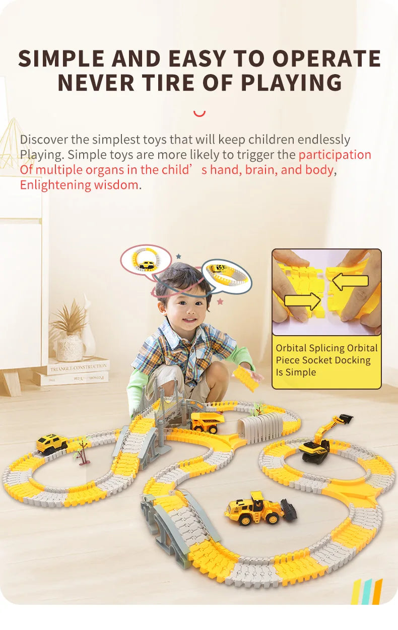 ELMAS 137-467pcs Children Electric Track Car Set Gift - Al Masam Stationery LLC