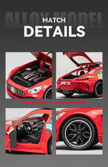 ELMAS 1:24 BENS GTR SAFETY Alloy Diecast Toy Car Gift - Al Masam Stationery LLC