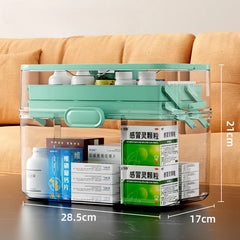 ELMAS Ultimate Portable Multi-Layer Storage Box - Al Masam Stationery LLC