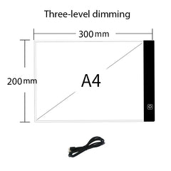 ELMAS Led Drawing Copy Pad Dimmable Animation Toy - Al Masam Stationery LLC