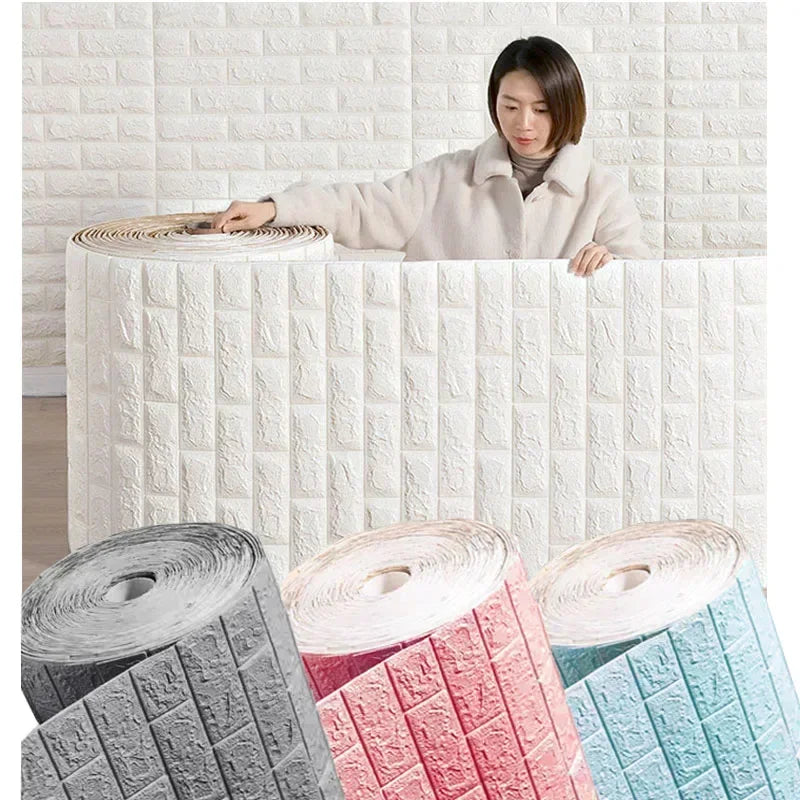 ELMAS 3D Self-Adhesive Wallpaper Stickers for Home Decor - Al Masam Stationery LLC