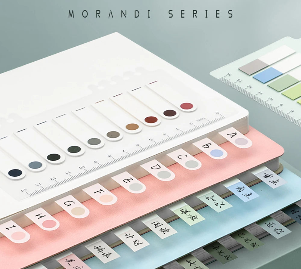 ELMAS Retro Morandi Sticky Notes Notepad School Supplies - Al Masam Stationery LLC