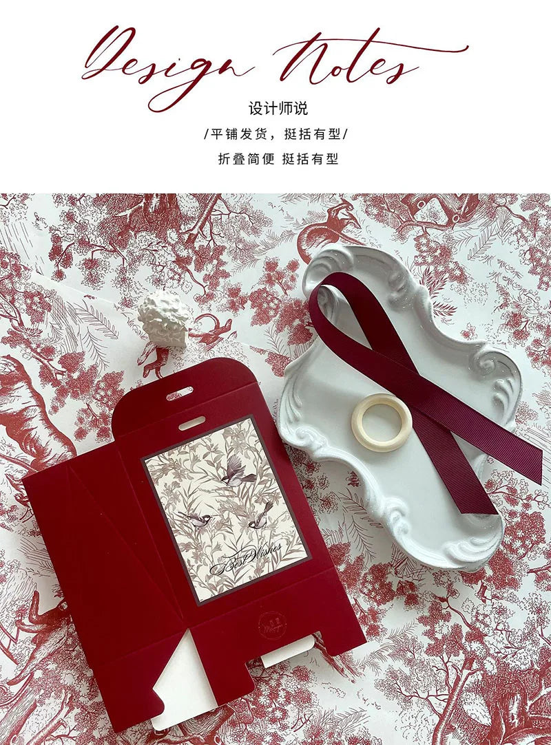 ELMAS Flowers Birds Forest Wedding Candy Box Favors - Al Masam Stationery LLC