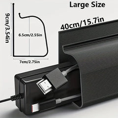 ELMAS Under Desk Cable Management Tray - No Drilling Needed