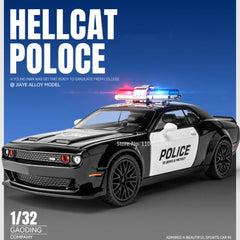 ELMAS 1:32 Scale Police Alloy Car Model with Lights & Sound - Al Masam Stationery LLC