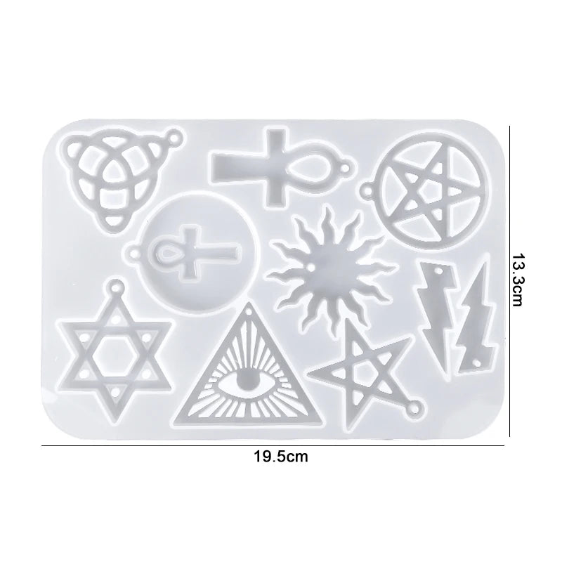 ELMAS Silicone Earring Mold for DIY Jewelry Crafting - Al Masam Stationery LLC