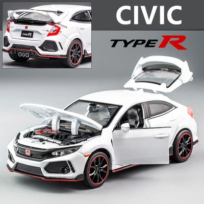ELMAS 1:32 HONDA CIVIC TYPE-R Diecast Car Model Gift - Al Masam Stationery LLC