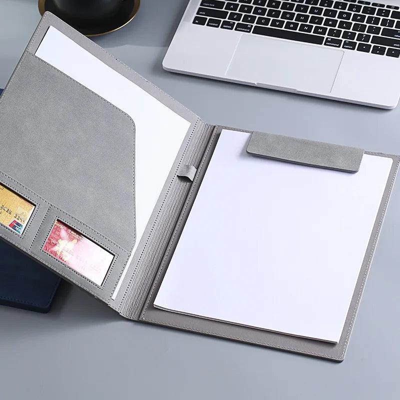 ELMAS Business Leather A4 Portfolio Organizer Folder - Al Masam Stationery LLC