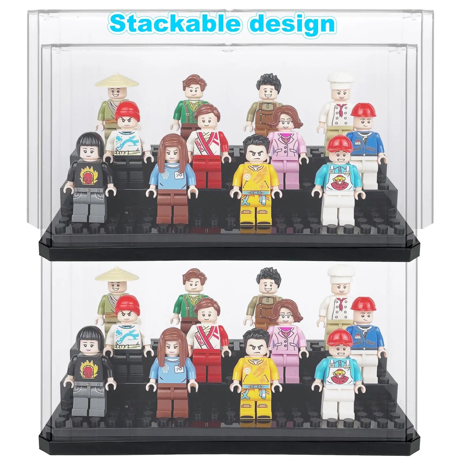 ELMAS Acrylic Minifigures Display Case for Lego Storage - Al Masam Stationery LLC