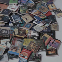 ELMAS Miniature Dollhouse Bookshelf Accessories - (200 Pcs) - Al Masam Stationery LLC