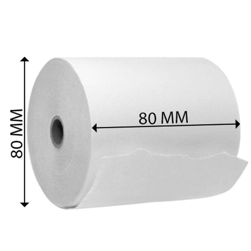 Thermal Paper Roll 80x80mm x 0.5 Inch - Al Masam Stationery LLC