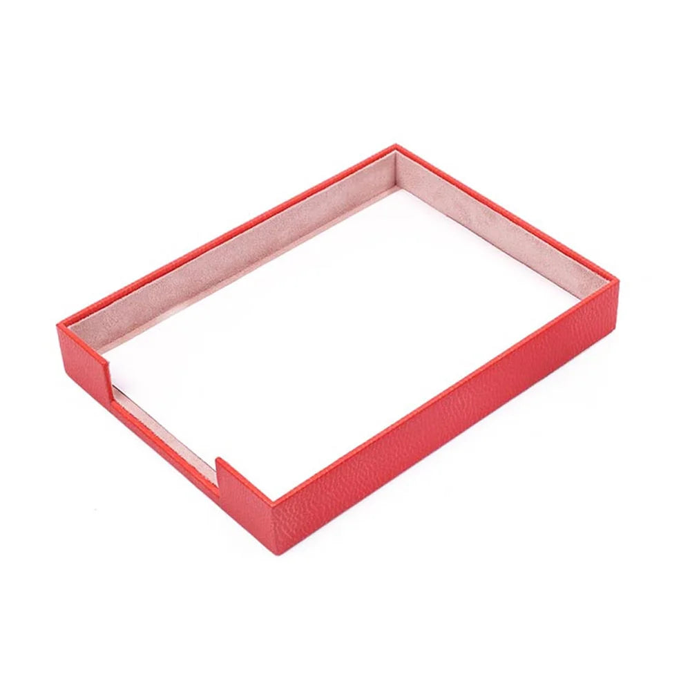 ELMAS Elegant Leather Desk Document Tray Organizer - Al Masam Stationery LLC