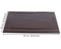 ELMAS Elegant Leather Desk Pad & Organizer Set for Offices