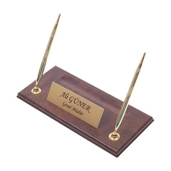 ELMAS Elegant Leather Pen Holder Set for Stylish Desks