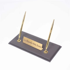 ELMAS Elegant Leather Pen Holder Set for Stylish Desks