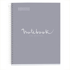 Miquelrius Notebook 1 Subject A4 100 Sheets Cube Grey - Al Masam Stationery LLC